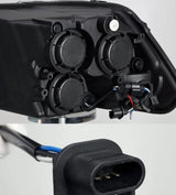 2009-2018 Charger Pro-Series Projector Chrome Headlights Sequential Signal DRL - View 4 | Dirty Garage