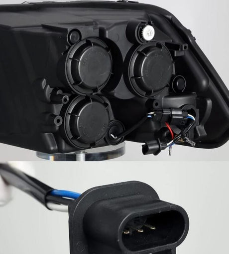 2009-2018 Charger Pro-Series Projector Chrome Headlights Sequential Signal DRL - View 4 | Dirty Garage