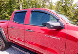 2023 GM Colorado Canyon Ventvisor Outside Mount Window Deflectors 4-Piece Smoke - View 5 | Dirty Garage