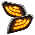 2018-2024 Wrangler Smoked Lens LED Front Sidemarkers | Dirty Garage