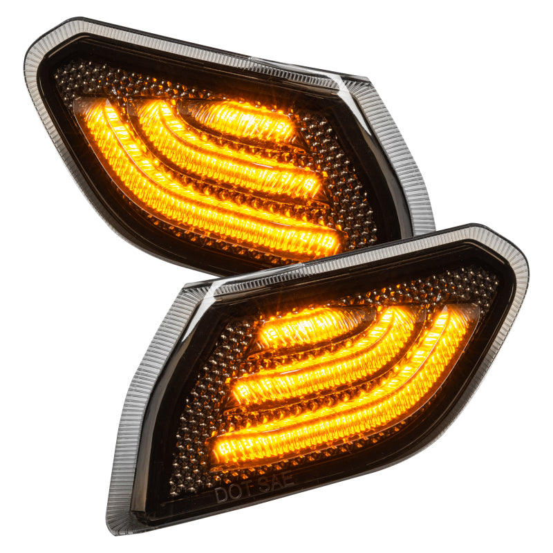 2018-2024 Wrangler Smoked Lens LED Front Sidemarkers | Dirty Garage
