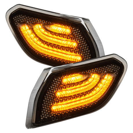 2018-2024 Wrangler Smoked Lens LED Front Sidemarkers | Dirty Garage