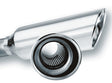 Borla 2.25in Inlet 4in Round Rolled Angle Cut Resonated x 13in Long Exhaust Tip | Dirty Garage