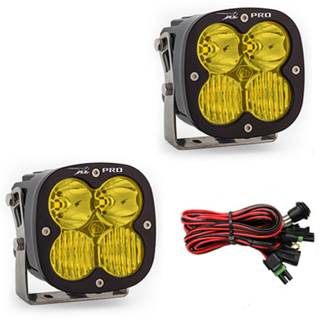 Universal XL Pro Series Driving Combo Pattern Pair LED Light Pods Amber | Dirty Garage