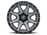 Universal Rebound 17x8.5 6x5.5 25mm Offset 5.75" BS 95.1mm Bore Titanium Wheel - View 2 | Dirty Garage