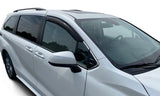 2021-2022 Sienna LE Ventvisor Outside Mount Window Deflectors 2-Piece Smoke | Dirty Garage