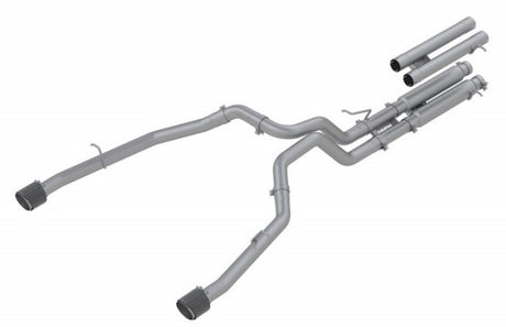 2021 Ram TRX 6.2 S/C 3" Catback Dual Rear Carbon Fiber Tips Race - View 5 | Dirty Garage