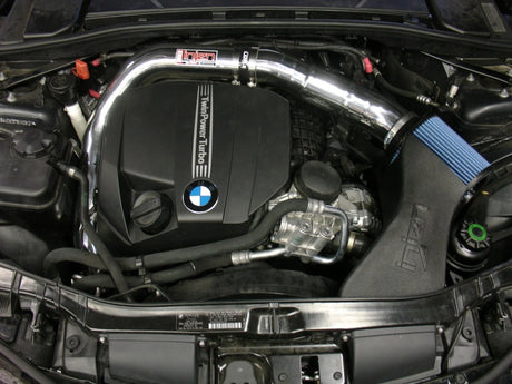 2011-2013 BMW 135i 335i Wrinkle Black Tuned Air Intake MR Tech Air Fusion - View 5 | Dirty Garage
