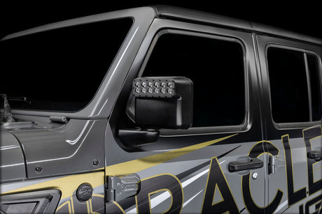 Wrangler JL Gladiator JT LED Off-Road Side Mirrors - View 5 | Dirty Garage