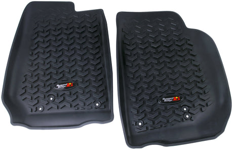 Rugged Ridge Floor Liner Front Black 2007-2018 Jeep Wrangler Unlimited JK 4 Dr | Dirty Garage