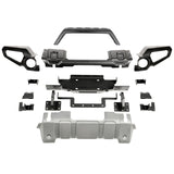 Rugged Ridge Venator Front Bumper W/Overrider & Winch Tray JL | Dirty Garage
