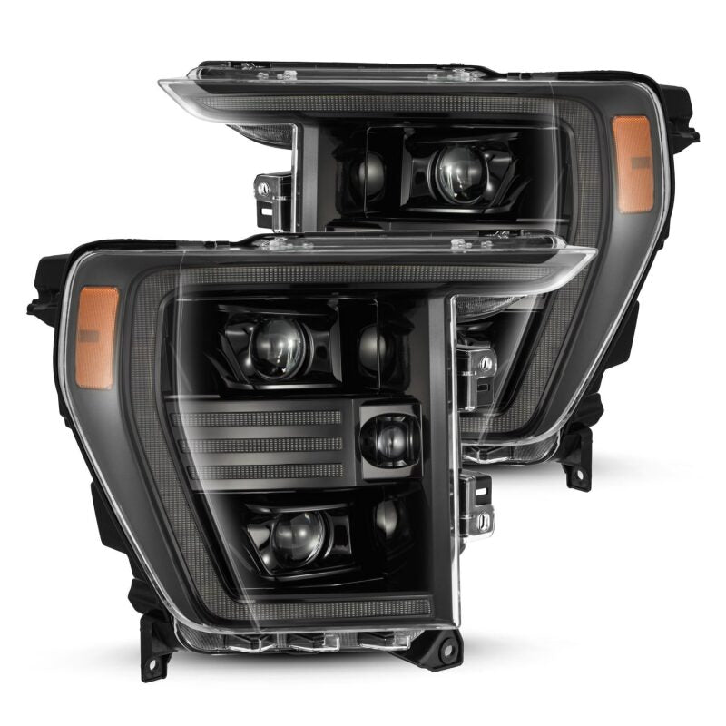 2021-2023 F-150 Pro-Series Projector Alpha-Black Headlights Active Light Sequential Signal | Dirty Garage