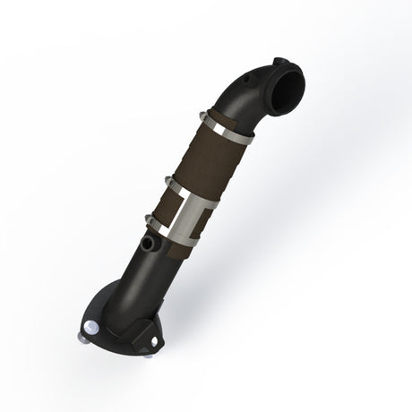 2015-2016 GM HD 6.6L Duramax 3" Down Pipe - View 2 | Dirty Garage