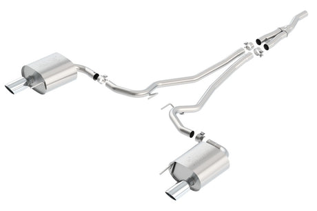 Borla Atak Cat Back 15-17 Ford Mustang 2.3L EcoBoost MT/AT 2.25in pipe 4in tip - View 2 | Dirty Garage