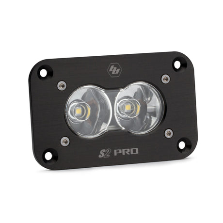 Universal S2 Sport Flush Mount Work Scene Pattern LED Work Light Clear | Dirty Garage