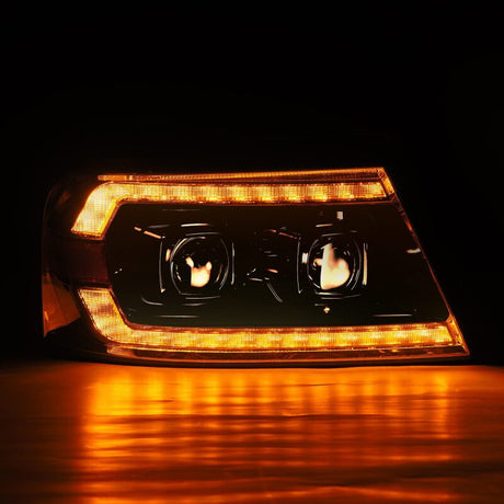 2004-2008 F-150 Luxx-Series Projector Alpha-Black Headlights - View 4 | Dirty Garage