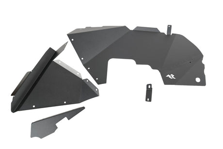 Rugged Ridge Inner Fender Liners Frnt Aluminum Black 18-20 Jeep Wrangler JL | Dirty Garage