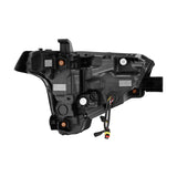 2022-2023 Tundra Nova-Series Headlights Black w Amber DRL - View 4 | Dirty Garage
