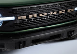 2021+ Bronco Grille Lettering Overlay Kit - Bronze - View 4 | Dirty Garage