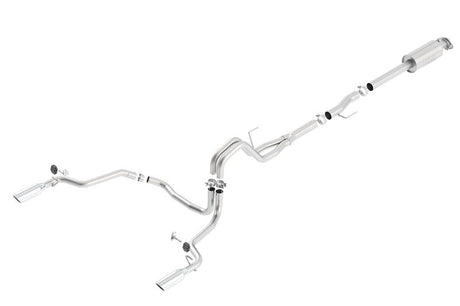 Borla 15-16 Ford F-150 3.5L EcoBoost Ext. Cab Std. Bed Catback Exhaust ATAK Single Split Rear Exit - View 4 | Dirty Garage