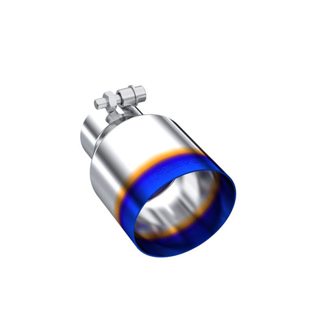 Universal Burnt End Tip 2.5" ID 4 ID Out 6.5" Length Single Wall Angle Cut 304 Stainless Steel | Dirty Garage