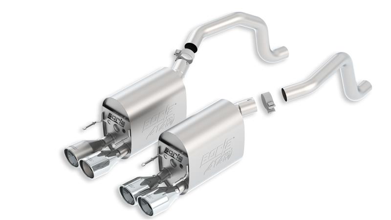 Borla 09-12 Chevy Corvette C6 Coupe/Convertible 6.2L 8cyl Aggressive ATAK Exhaust - View 3 | Dirty Garage