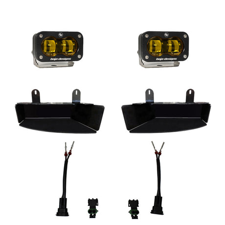 2019-2022 Ram HD S2 SAE Fog Pocket Light Kit Amber - View 2 | Dirty Garage