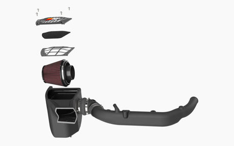 2021 Bronco V6-2.7L F/I AirCharger Performance Intake - View 8 | Dirty Garage