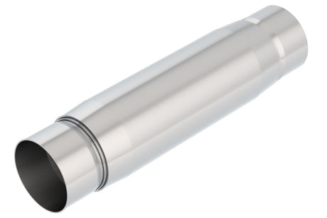 Borla CrateMuffler Resonator Option 3in Center/Center 3.5in Round x 10in - Null Sound Center/Center - View 2 | Dirty Garage