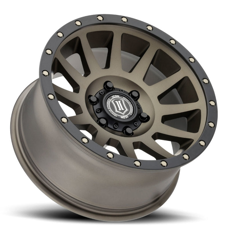 Universal Compression 17x8.5 6x5.5 0mm Offset 4.75" BS 106.1mm Bore Bronze Wheel - View 4 | Dirty Garage
