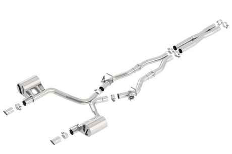 Borla 2017 Dodge Charger R/T 5.7L ATAK Catback Exhaust w/o Tips (w/MDS Valves ONLY) - View 3 | Dirty Garage