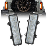 2021-2023 Bronco Dual Function Reverse LED Flush Taillight Amber White - View 6 | Dirty Garage