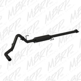2015 F-150 2.7L 3.5"L EcoBoost 3" Cat Back Single Side Black Exhaust System - View 3 | Dirty Garage