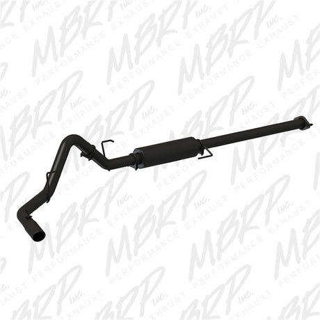 2015 F-150 2.7L 3.5"L EcoBoost 3" Cat Back Single Side Black Exhaust System - View 3 | Dirty Garage