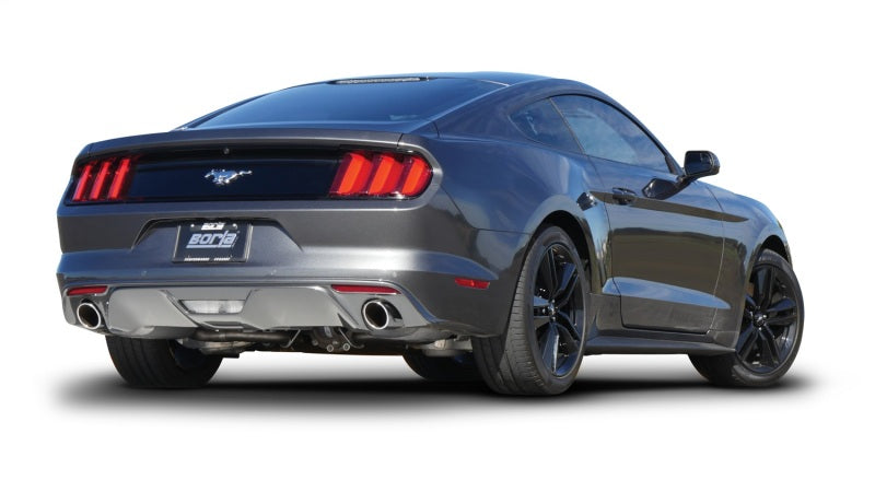 Borla Atak Rear Section 15-17 Ford Mustang 2.3L EcoBoost MT/AT 2.25in pipe 4in tip - View 6 | Dirty Garage