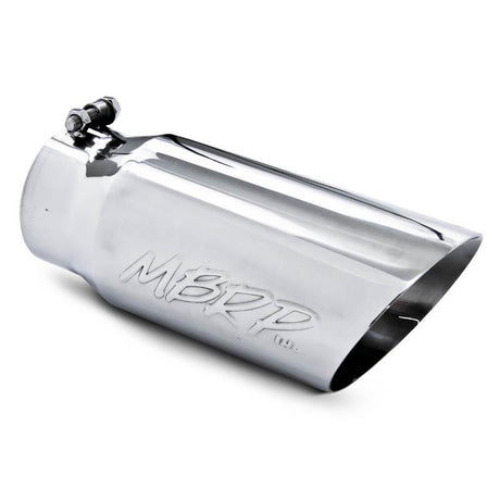 Universal 5 OD Dual Wall Angled 4" Inlet 12" Length Tip | Dirty Garage