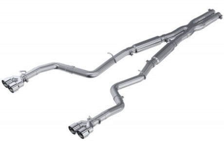 2015-2016 Challenger RT 5.7L Aluminized Steel 3" Dual Rear Cat-back Quad Tips Street - View 6 | Dirty Garage