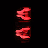 2014-2021 Tundra Luxx-Series LED Tail Lights Alpha Black with Activation Light Sequential Signal - View 4 | Dirty Garage