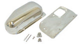 Rugged Ridge 76-86 Jeep CJ Stainless Steel Wiper Motor Cover Kit - View 2 | Dirty Garage