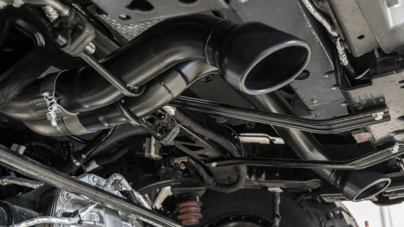 Borla 22-24 Ford Bronco Raptor V6 Turbo AT 2WD / 4WD ATAK Catback Exhaust w/ 4in Black Coated Tips - View 3 | Dirty Garage