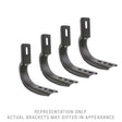 Go Rhino 19-20 Chevrolet Silverado 1500 Brackets for OE Xtreme Cab Length SideSteps | Dirty Garage