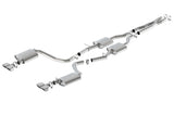Borla 15-16 Dodge Challenger R/T 5.7L Dual Rectangle Angle Cut Dual Split Rear Exit S-Type Exhaust - View 3 | Dirty Garage