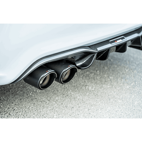 2018-2024 M2 Competition M2 CS Slip-On Line Titanium Carbon Fiber Tips - View 2 | Dirty Garage