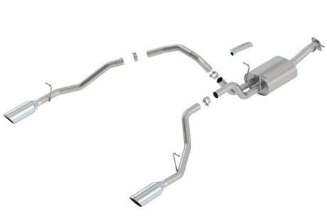 Borla 2019 RAM 1500 5.7L V8 AT 4DR Crew Cab Short Bed Touring SS Catback Exhaust | Dirty Garage