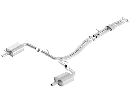 Borla 2016 Ford Explorer 3.5L EcoBoost Dual Split Rear Ext SS S-Type CB Exhaust (No Tips) - View 3 | Dirty Garage