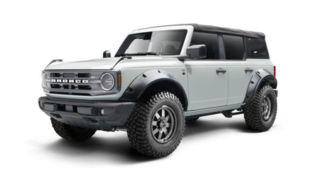 2021-2025 Bronco 4-Door Pocket Style Fender Flares 4pc - Black - View 7 | Dirty Garage