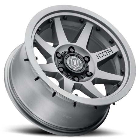 Universal Rebound Pro 17x8.5 5x5 -6mm Offset 4.5" BS 71.5mm Bore Titanium Wheel - View 6 | Dirty Garage