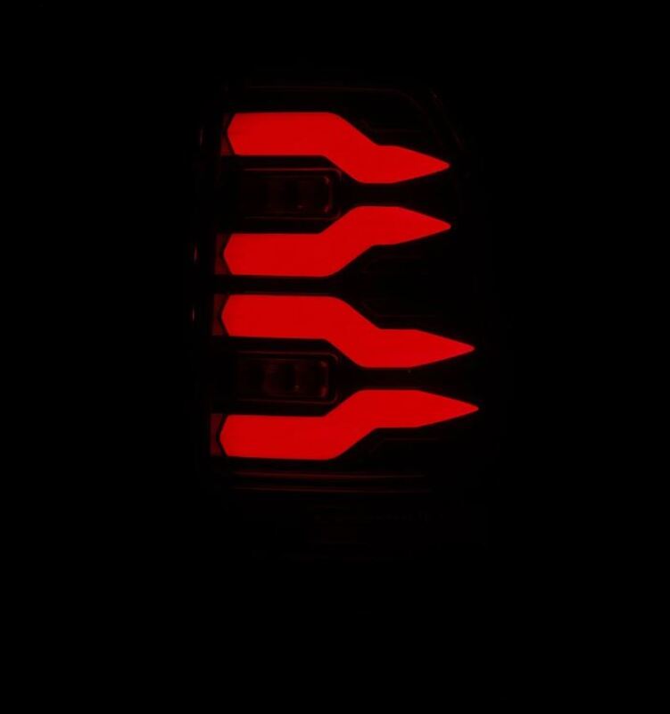 1997-2016 F-150/Super Duty Luxx-Series LED Tail Lights Alpha Black - View 5 | Dirty Garage