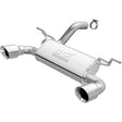 2018-2026 Wrangler 3.6L Dual Polished Tip Axle Back Exhaust | Dirty Garage