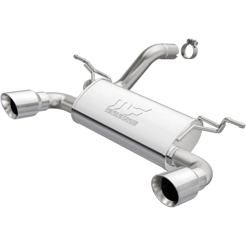 2018-2026 Wrangler 3.6L Dual Polished Tip Axle Back Exhaust | Dirty Garage